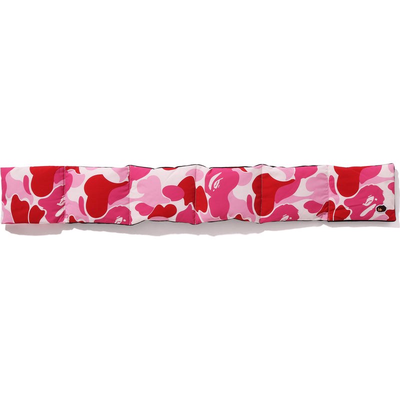 Men Bape Abc Camo Pocket Fleece Scarf Accessories Pink USA | QL1550950