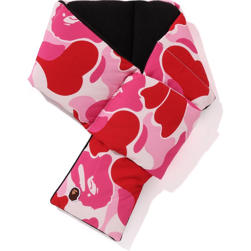 Men Bape Abc Camo Pocket Fleece Scarf Accessories Pink USA | QL1550950