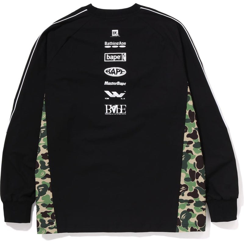 Men Bape Abc Camo Pullover Jersey Sweatshirts Black USA | VL0136616