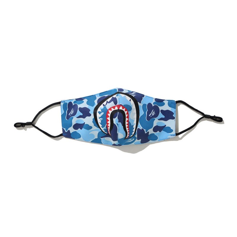 Men Bape Abc Camo Shark Mask Accessories Blue USA | JR7147517