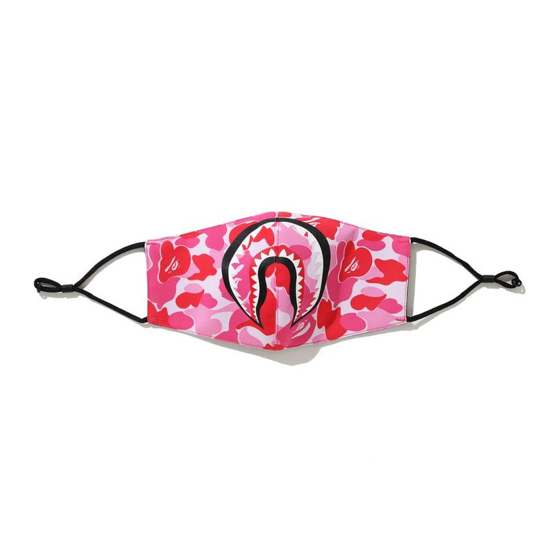 Men Bape Abc Camo Shark Mask Accessories Pink USA | AD3189619