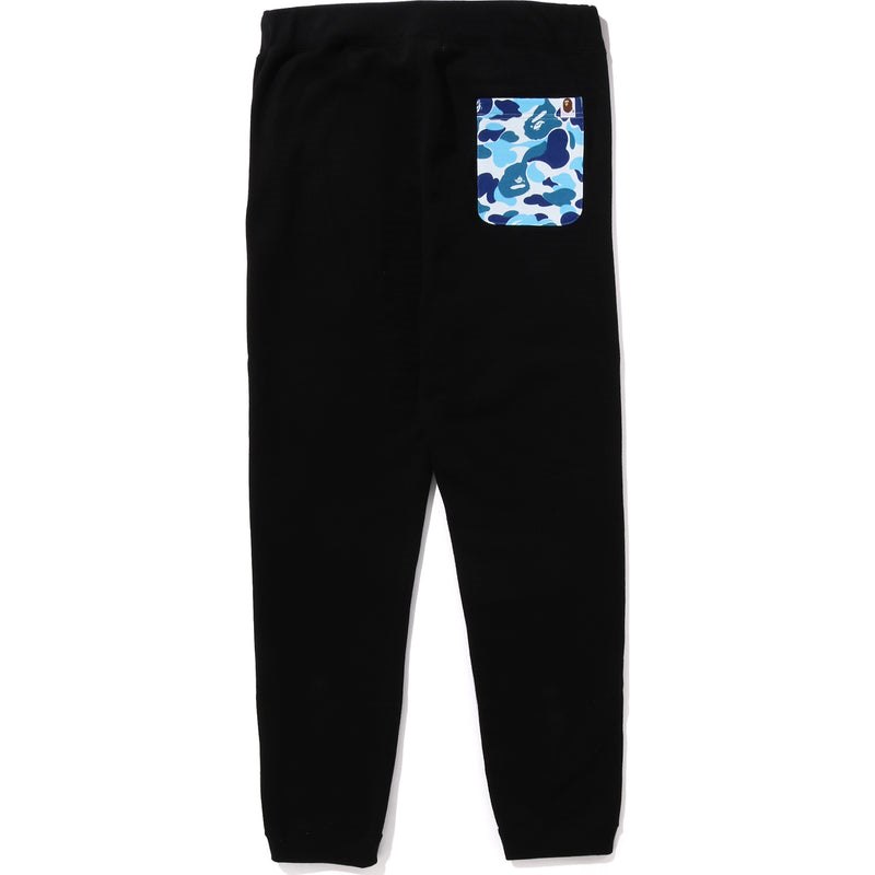 Men Bape Abc Camo Shark Sweat Pants Pants Black USA | XE7902392