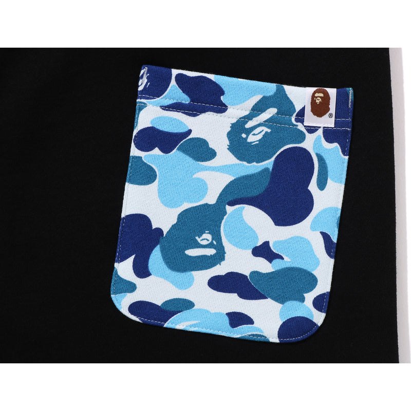 Men Bape Abc Camo Shark Sweat Pants Pants Black USA | XE7902392