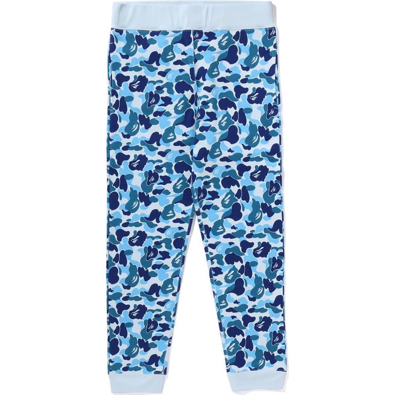 Men Bape Abc Camo Slim Sweat Pants Pants Blue USA | SW6154714