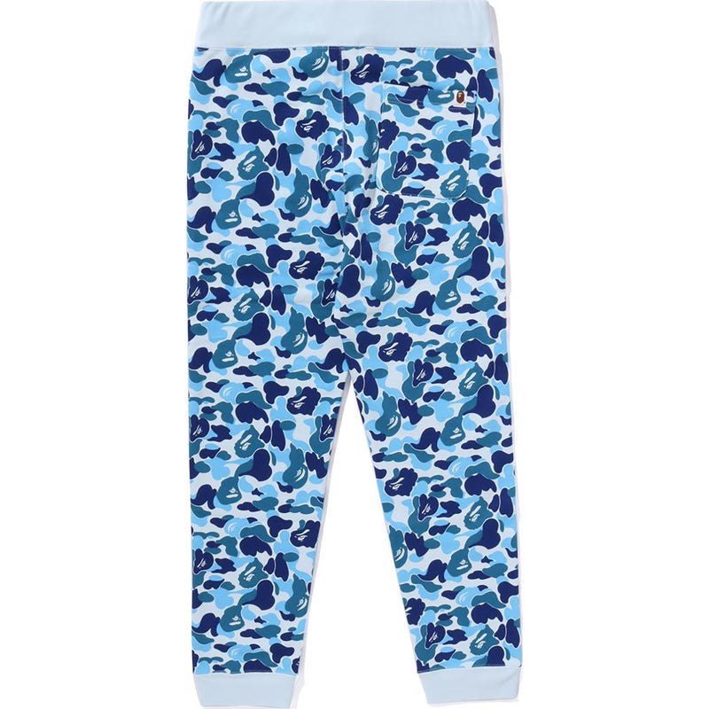 Men Bape Abc Camo Slim Sweat Pants Pants Blue USA | SW6154714