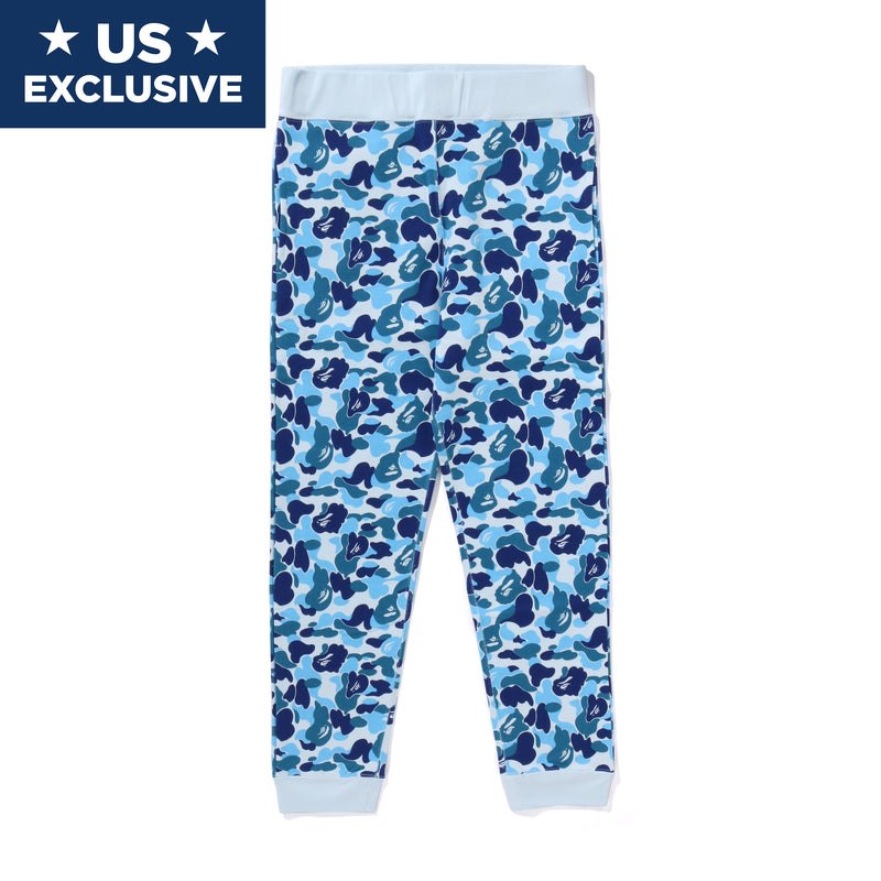 Men Bape Abc Camo Slim Sweat Pants Pants Blue USA | SW6154714