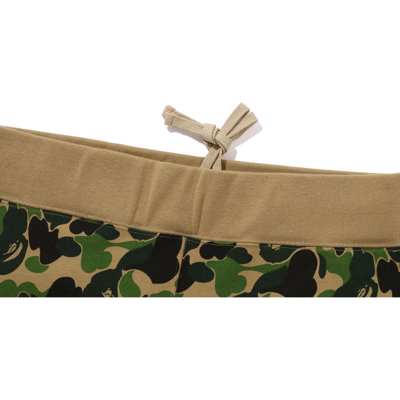 Men Bape Abc Camo Slim Sweat Pants Pants Green USA | QV6389439