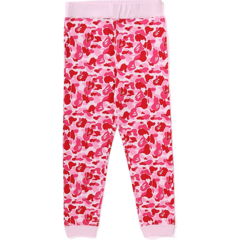 Men Bape Abc Camo Slim Sweat Pants Pants Pink USA | PE2899789