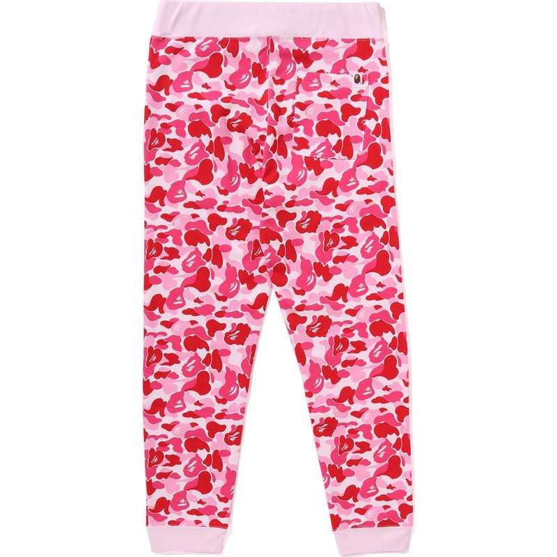 Men Bape Abc Camo Slim Sweat Pants Pants Pink USA | PE2899789