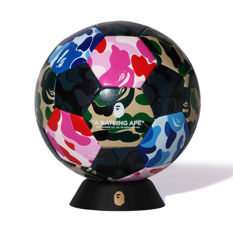 Men Bape Abc Camo Soccer Ball Accessories Multi USA | JF1971591