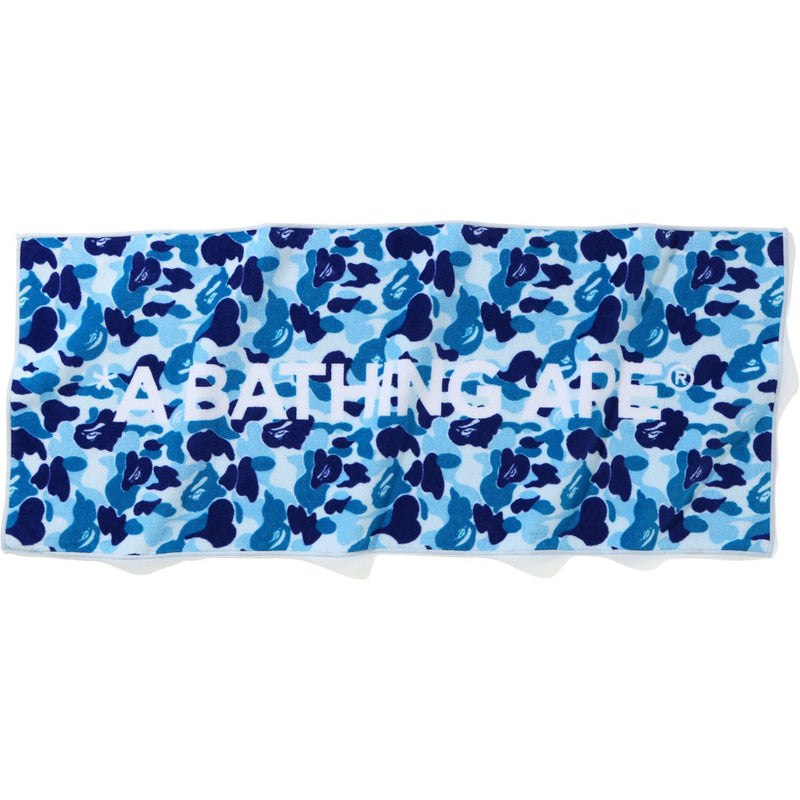 Men Bape Abc Camo Sport Towel Accessories Blue USA | TM6644164