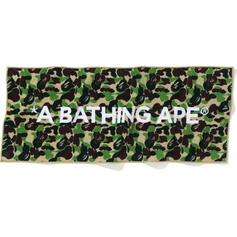 Men Bape Abc Camo Sport Towel Accessories Green USA | DR3196216