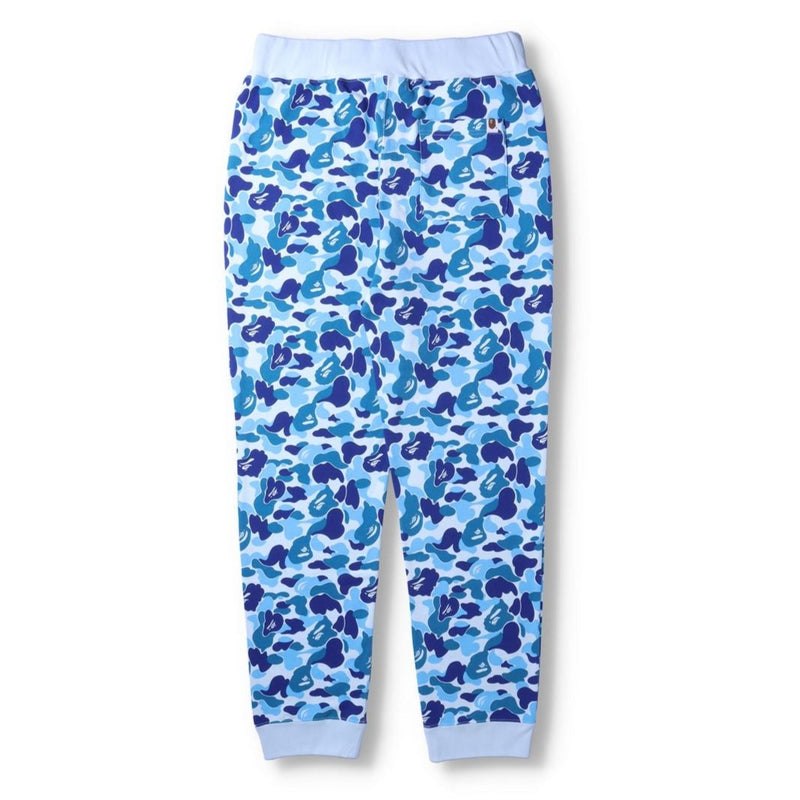 Men Bape Abc Camo Sweat Pants Pants Blue USA | JA6293423