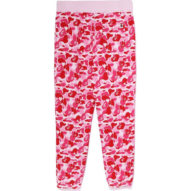 Men Bape Abc Camo Sweat Pants Pants Pink USA | YE8190410