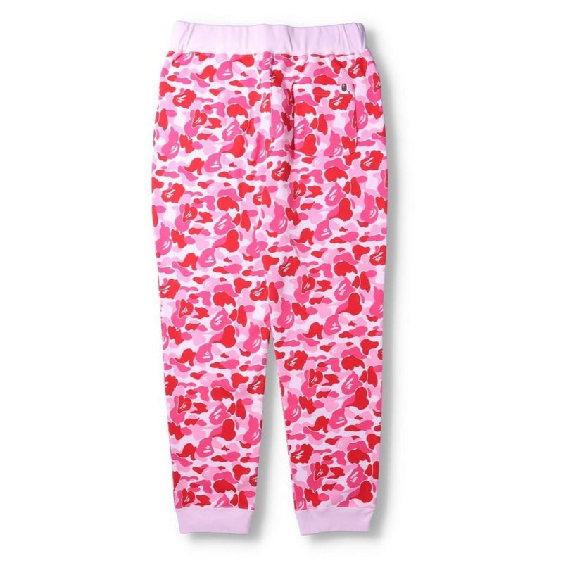 Men Bape Abc Camo Sweat Pants Pants Pink USA | IA9042902