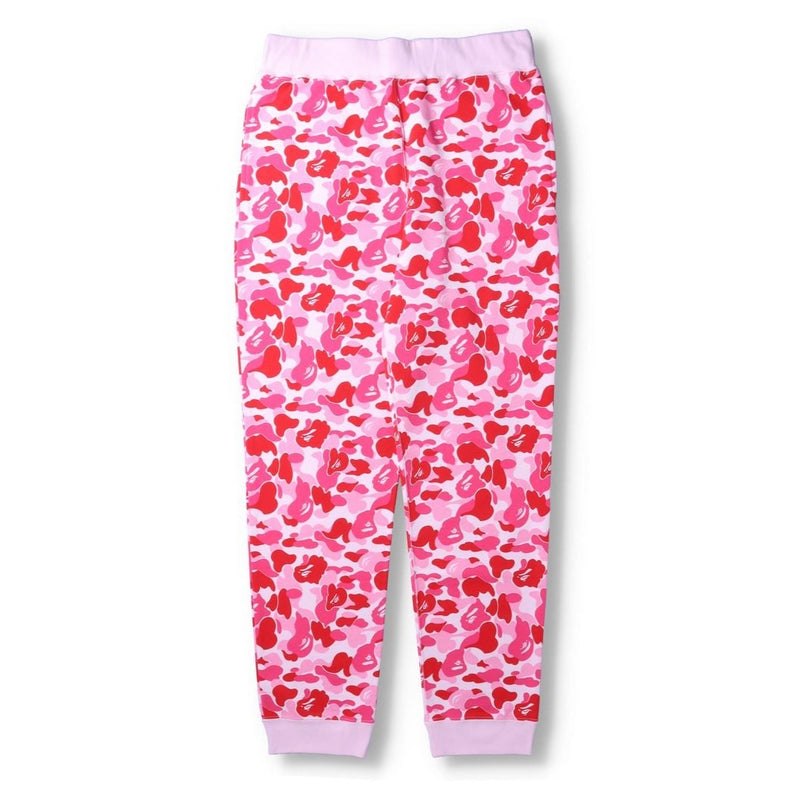 Men Bape Abc Camo Sweat Pants Pants Pink USA | IA9042902