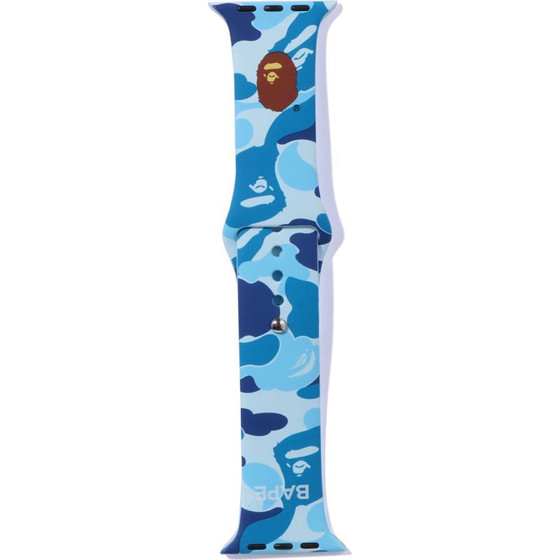 Men Bape Abc Camo Watch Band Accessories Blue USA | KX2722872