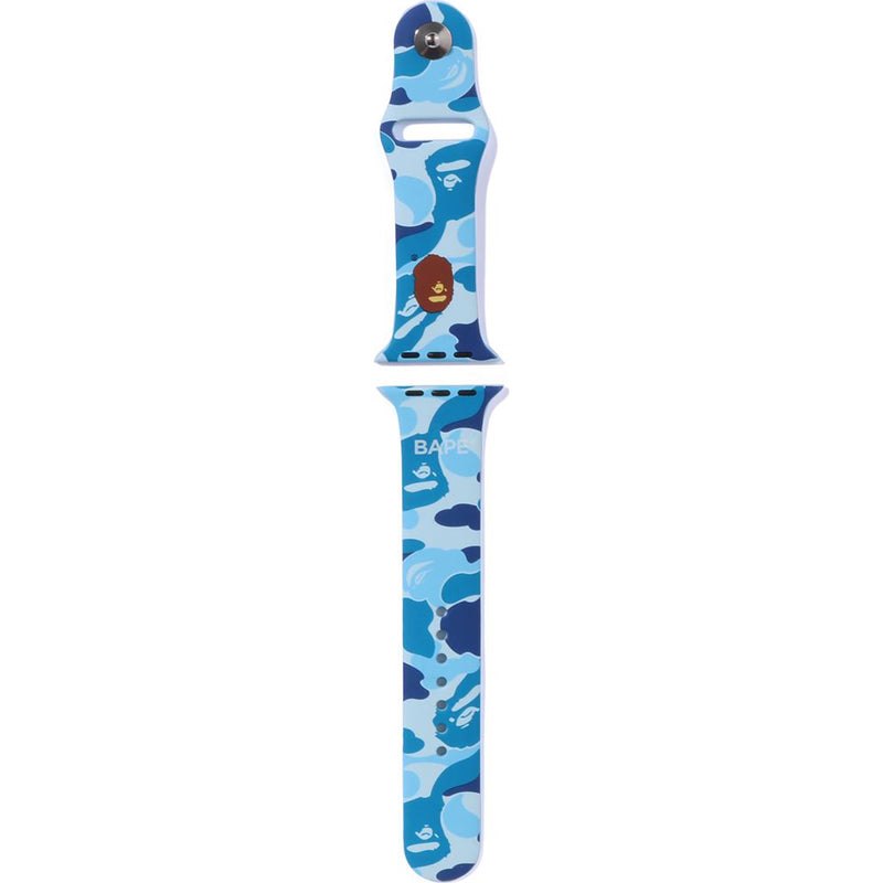 Men Bape Abc Camo Watch Band Accessories Blue USA | KX2722872