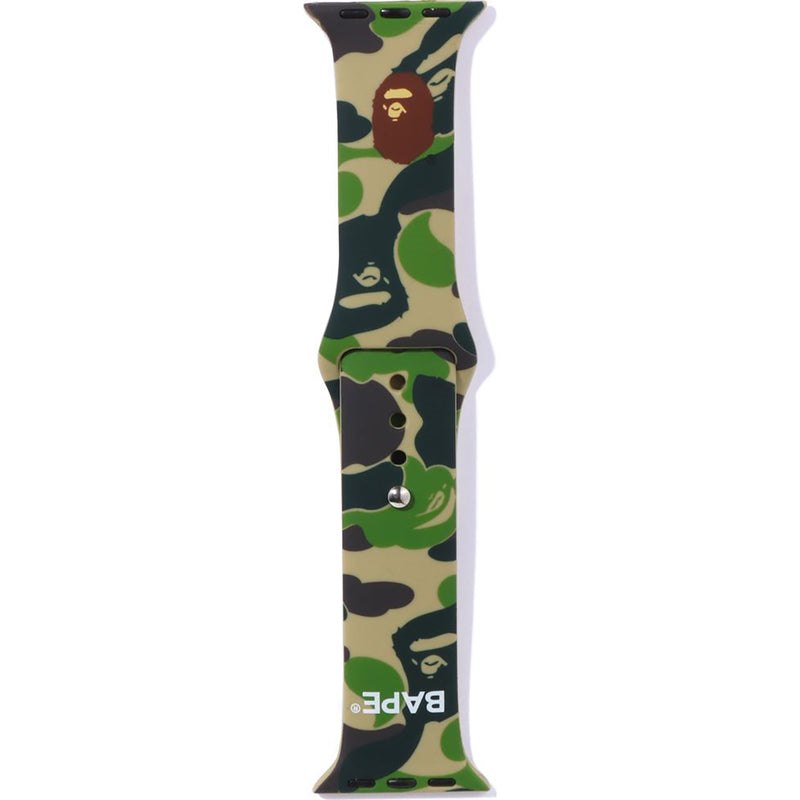 Men Bape Abc Camo Watch Band Accessories Green USA | OQ9716276