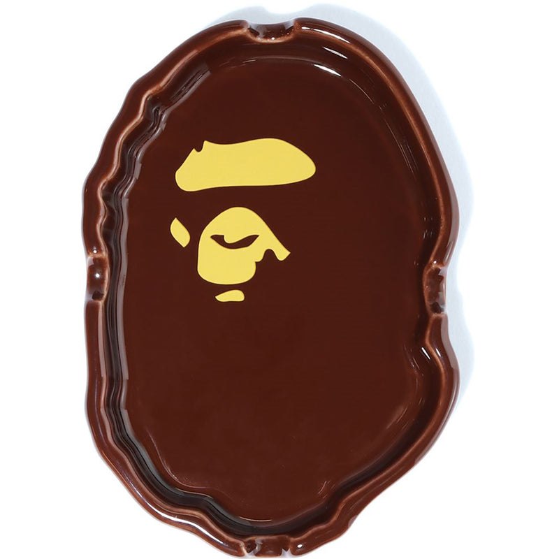 Men Bape Ape Head Ashtray Home Brown USA | HU4174014