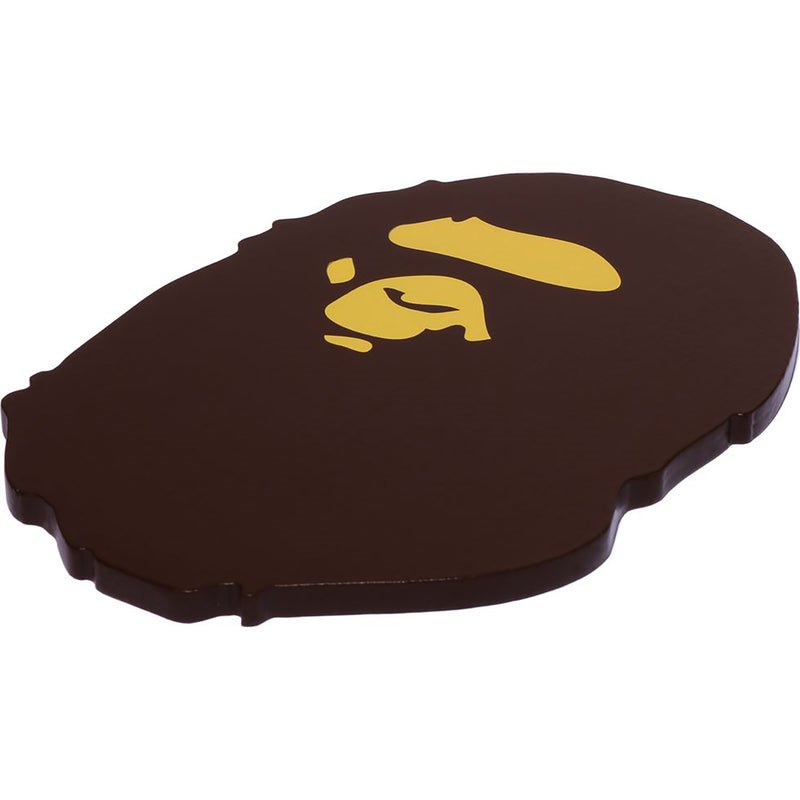 Men Bape Ape Head Coaster Home Brown USA | IK8545155