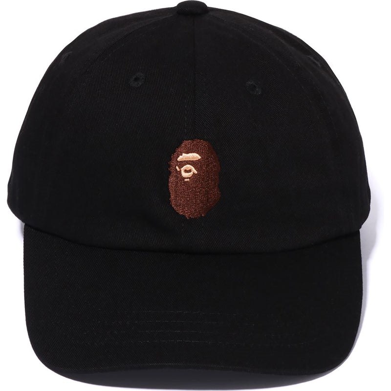 Men Bape Ape Head Panel Cap Caps Black USA | IO0114114