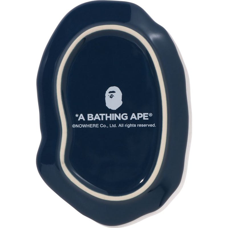 Men Bape Ape Head Small Plate Two Piece Set Home Navy USA | TW7513053