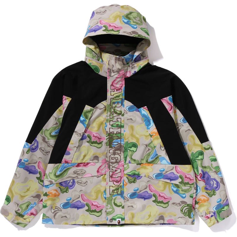 Men Bape Art Camo Snowboard Jacket Jackets Multicolor USA | IJ2533153