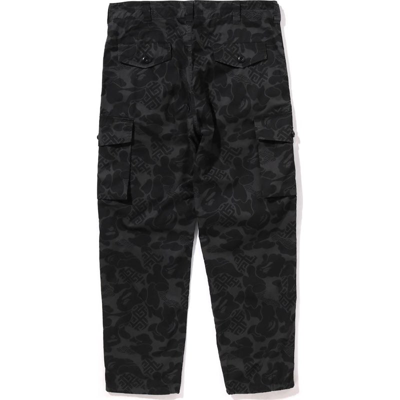 Men Bape Asia Camo Army Pants Pants Black USA | FZ7635965