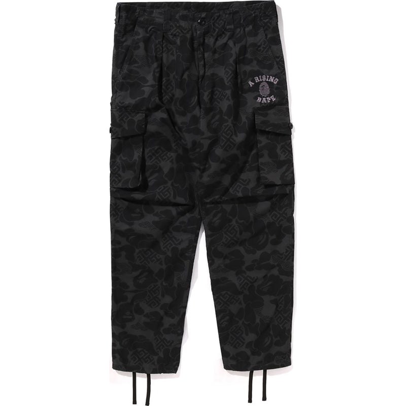 Men Bape Asia Camo Army Pants Pants Black USA | FZ7635965