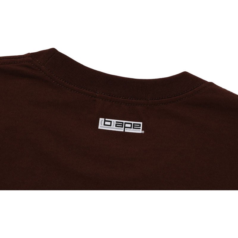 Men Bape (B)Y Bathing Ape Tee Relaxed Fit Cut And Sewn Brown USA | IK8367837