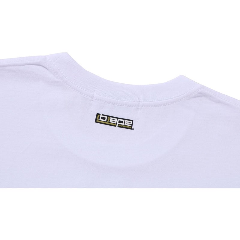 Men Bape (B)Y Bathing Ape Tee Relaxed Fit Cut And Sewn White USA | LK5764474