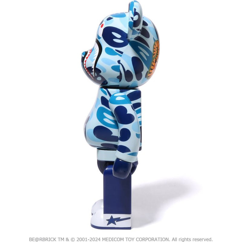 Men Bape Baby Milo Camo Shark Be@rbrick 100%&400% Figure Blue USA | TF8466246