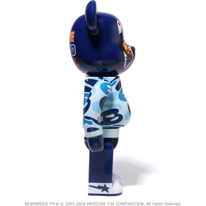 Men Bape Baby Milo Camo Shark Be@rbrick 100%&400% Figure Blue USA | TF8466246