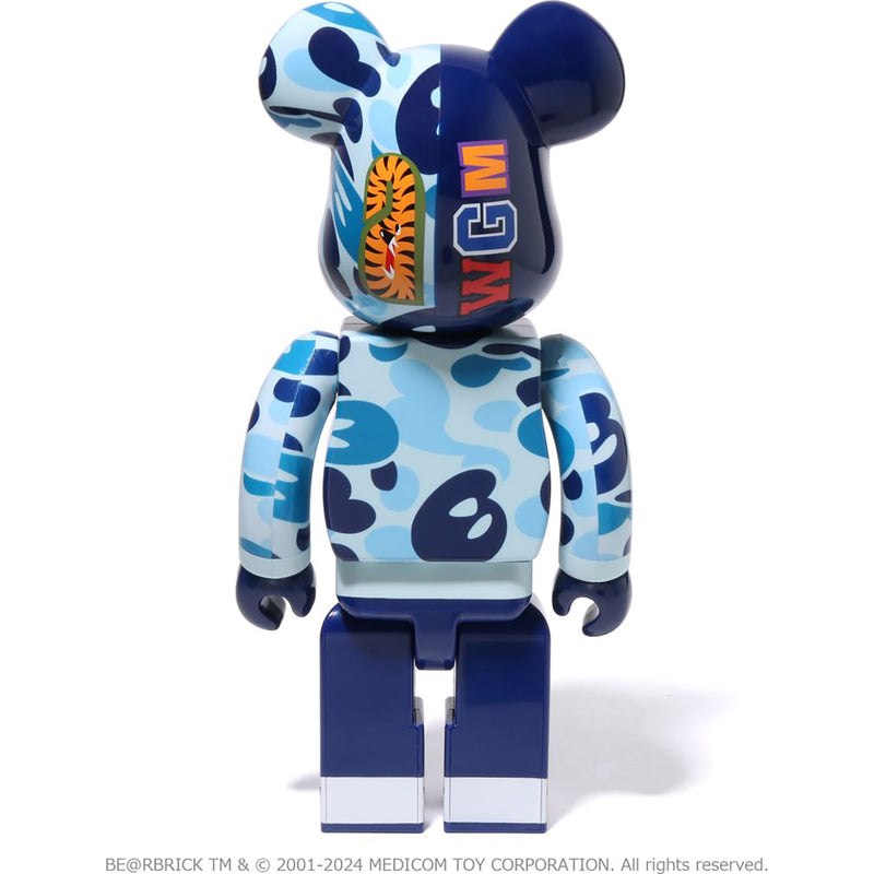 Men Bape Baby Milo Camo Shark Be@rbrick 100%&400% Figure Blue USA | TF8466246