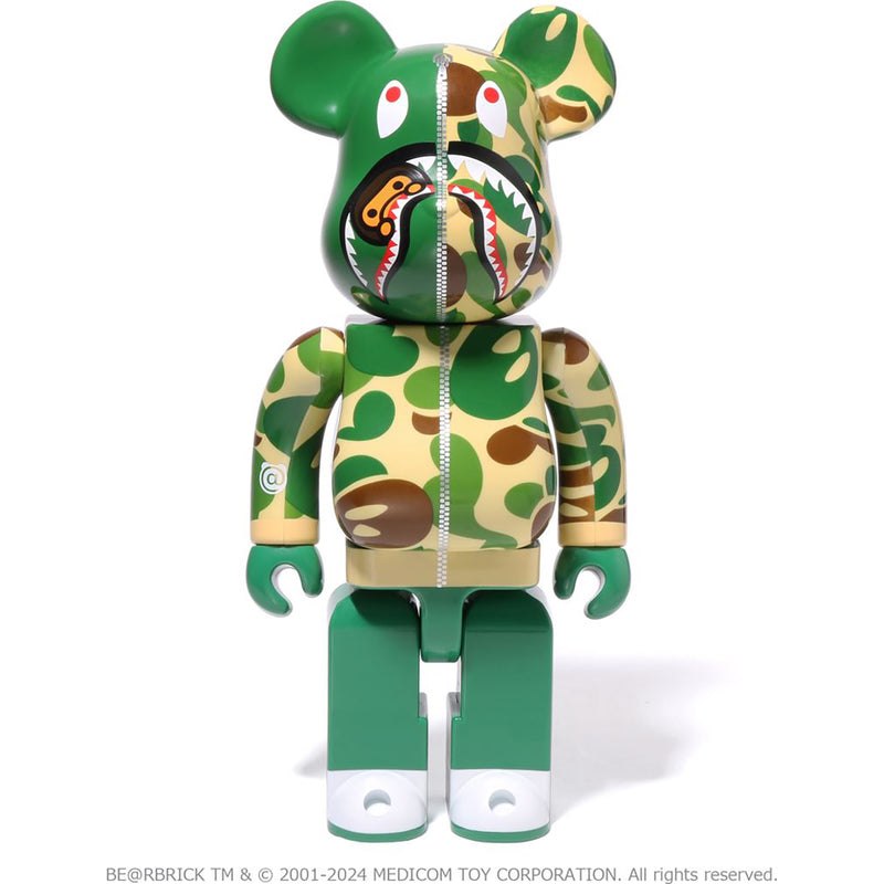 Men Bape Baby Milo Camo Shark Be@rbrick 100%&400% Figure Green USA | KR5107317