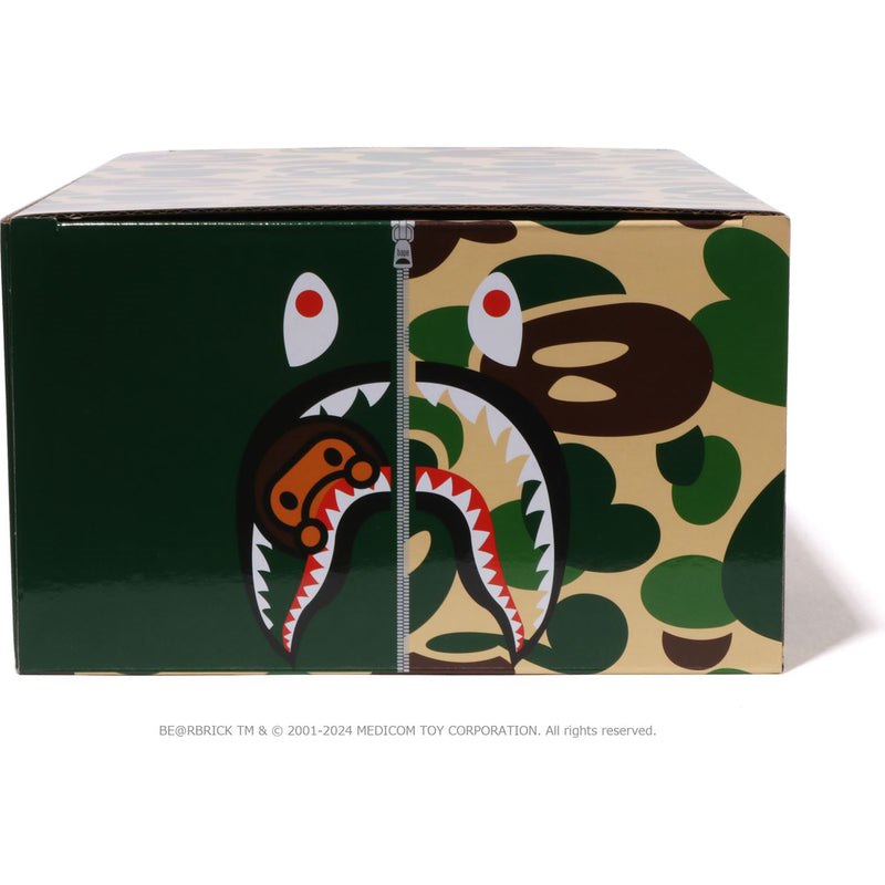 Men Bape Baby Milo Camo Shark Be@rbrick 100%&400% Figure Green USA | KR5107317