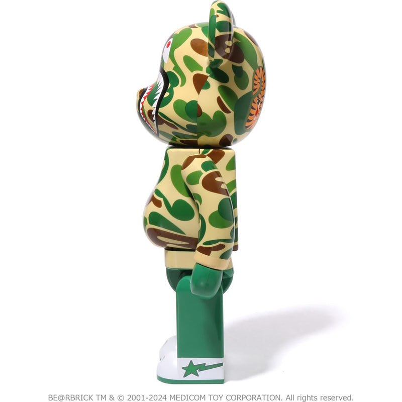 Men Bape Baby Milo Camo Shark Be@rbrick 100%&400% Figure Green USA | KR5107317