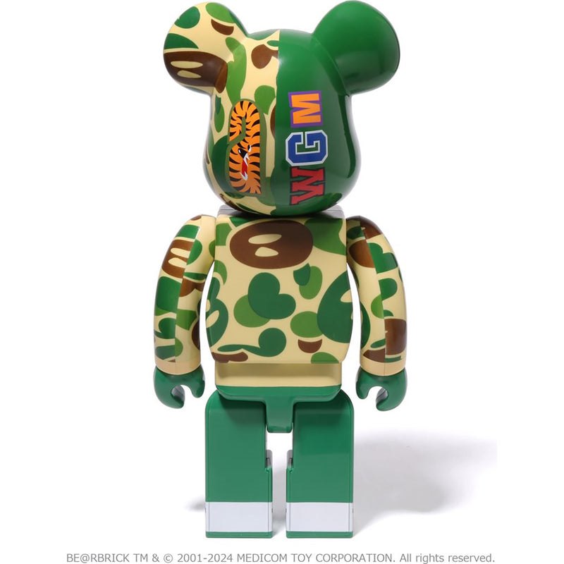 Men Bape Baby Milo Camo Shark Be@rbrick 100%&400% Figure Green USA | KR5107317