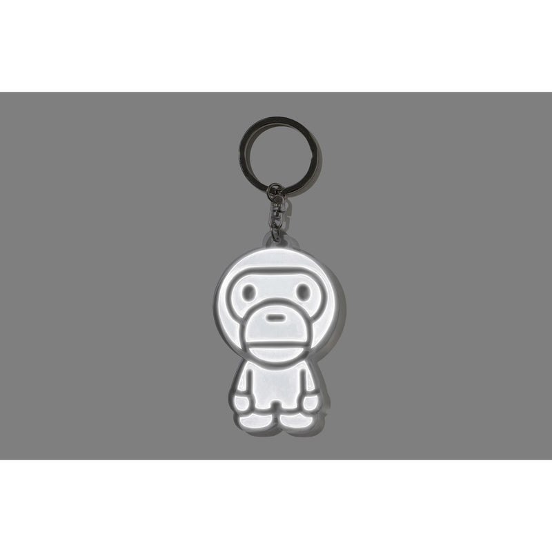 Men Bape Baby Milo Reflective Keychain Accessories Blue USA | YS9941891