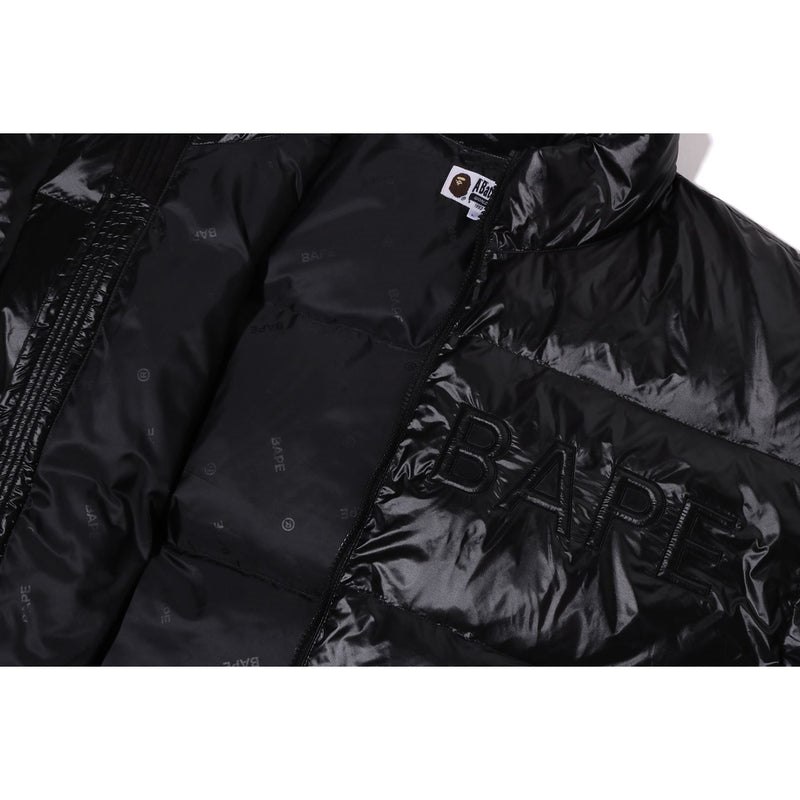 Men Bape Balloon Down Jacket Jackets Black USA | TQ0380030