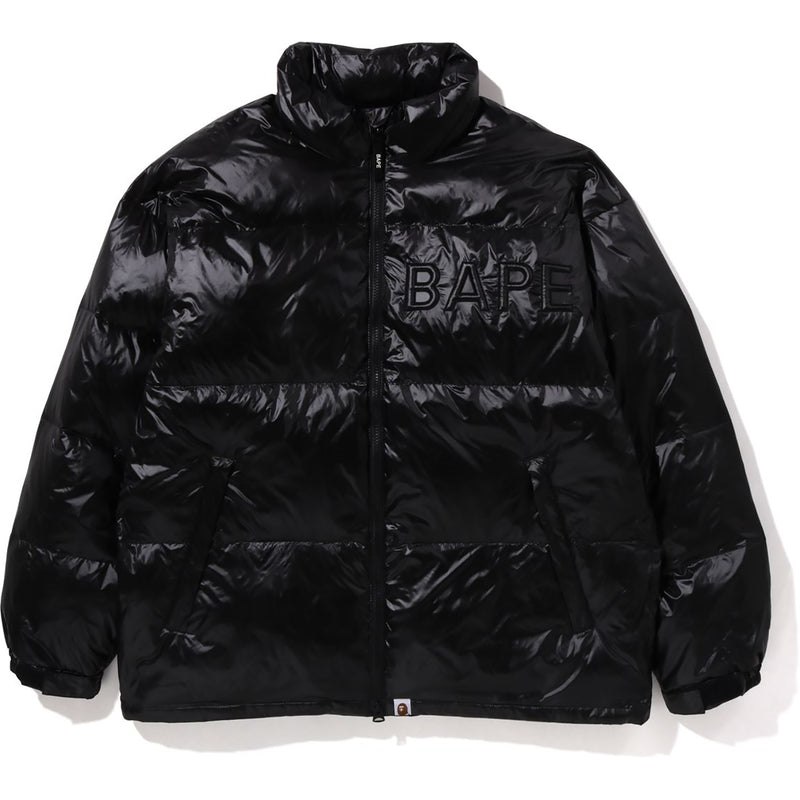 Men Bape Balloon Down Jacket Jackets Black USA | TQ0380030