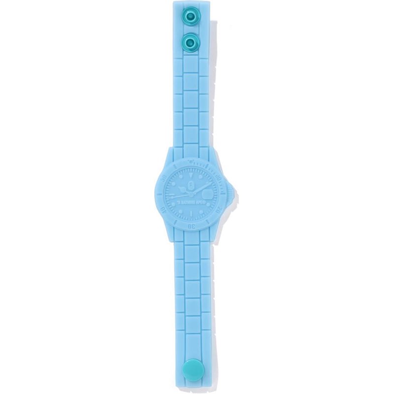 Men Bape Bapex Silicon Bracelet Accessories Blue USA | OY6251921