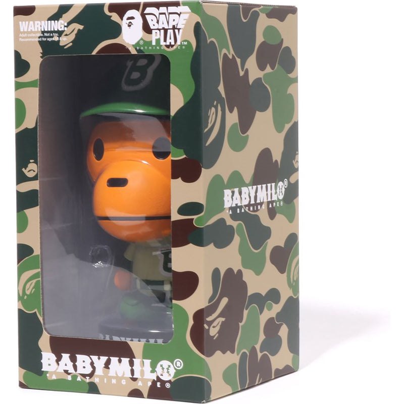 Men Bape Baseball Baby Milo Bobblehead Figure Green USA | QG0657267