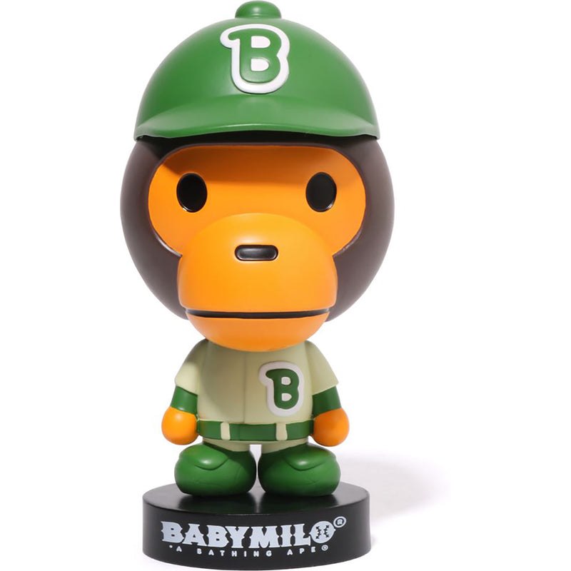 Men Bape Baseball Baby Milo Bobblehead Figure Green USA | QG0657267