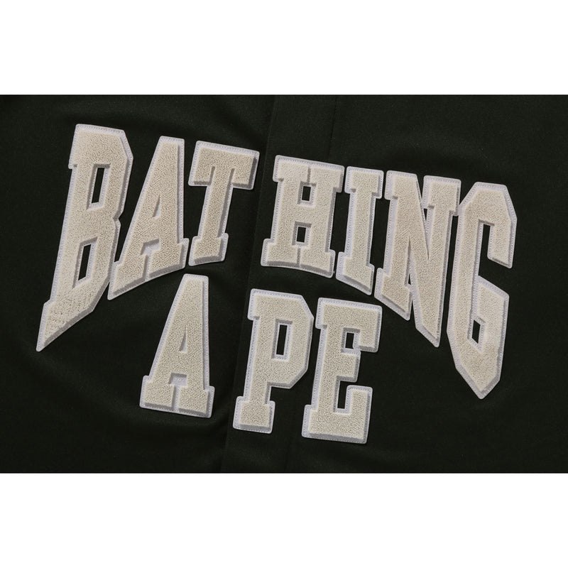 Men Bape Baseball Jersey S/S Shirt Shirts Green USA | RZ4413643