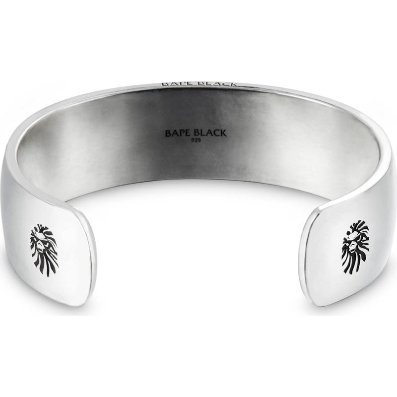 Men Bape Black Stud Bracelet Accessories Silver USA | KR5813283