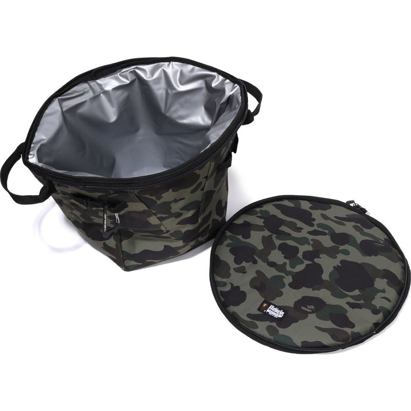 Men Bape Camo Camp Stand Cooler Accessories Green USA | RD2555955