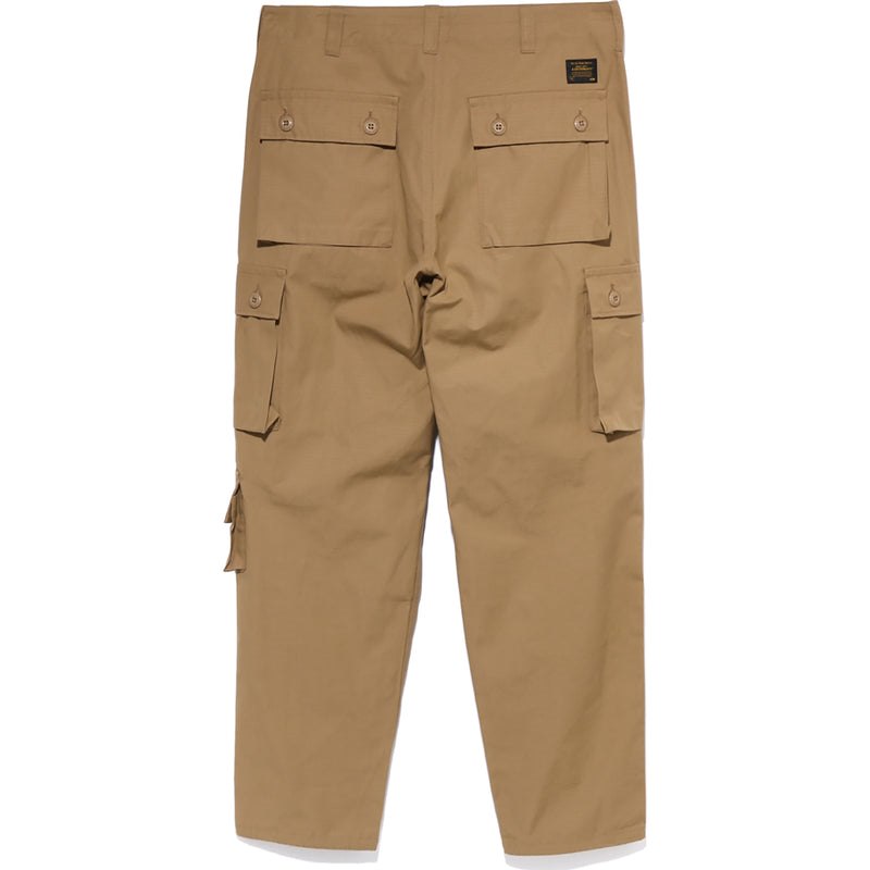 Men Bape Cargo Pants Pants Beige USA | ZG8338738