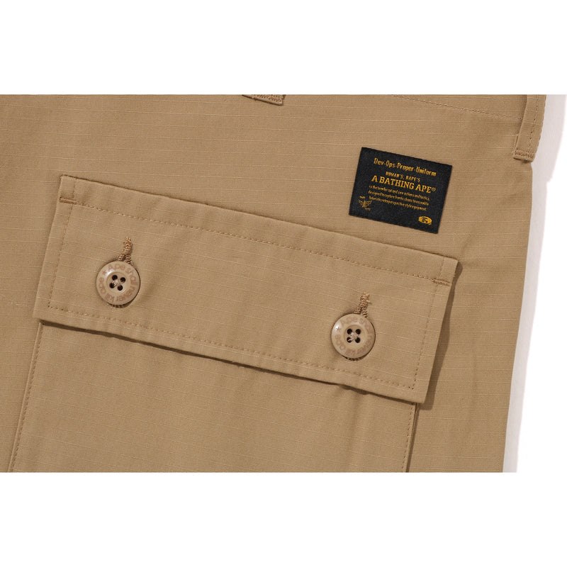 Men Bape Cargo Pants Pants Beige USA | ZG8338738